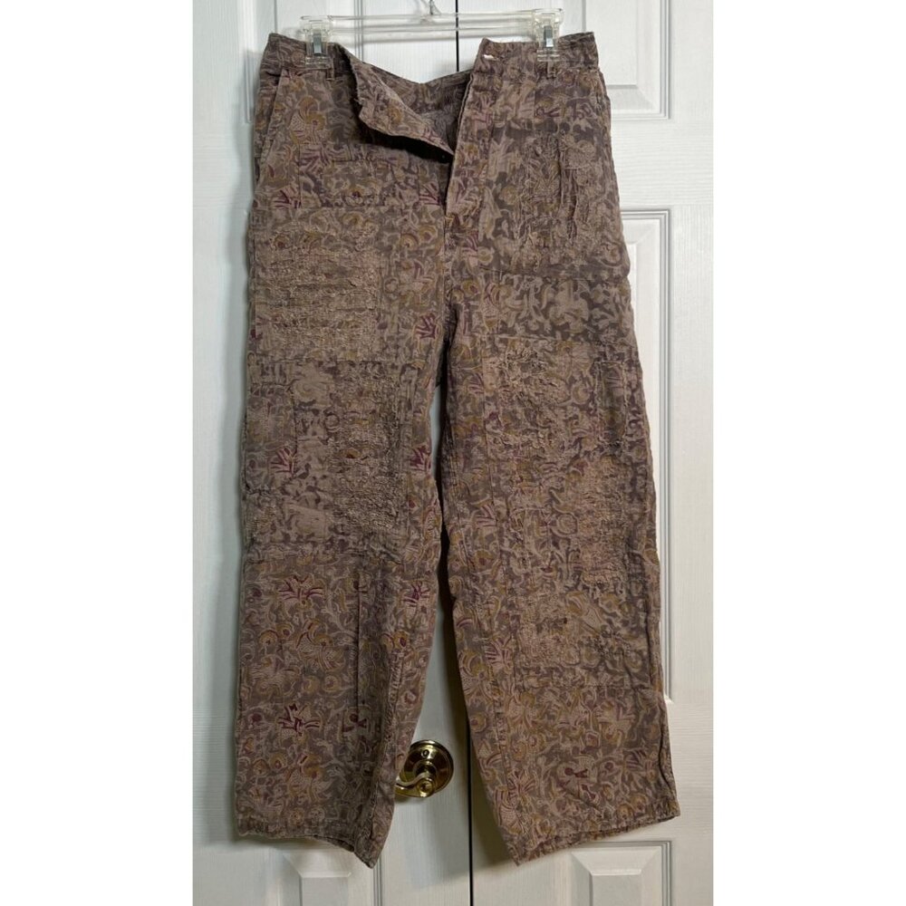 Magnolia Pearl Block Print Provision Trousers Unisex Pants ALTERED